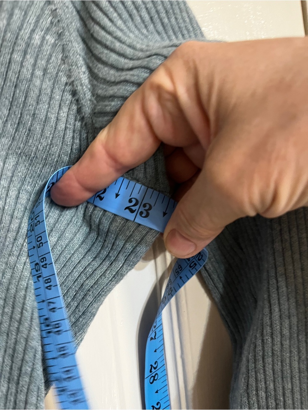 Old Navy Ribbed Long-Sleeve Scoop Neck Sweater in Slate Blue - Picture 5 of 6